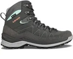 Lowa Alltag-Travelschuhe Toro Pro Mid GTX (wasserdicht) graphitgrau/jade Damen