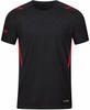 JAKO Sport-Tshirt Challenge - Polyester-Stretch-Jersey - schwarz/rot Herren