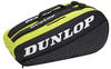 Dunlop Tennis-Racketbag (Schlägertasche, 2 Hauptfächer) SX Club schwarz/gelb...