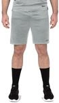 JAKO Trainingshose Short Challenge - sportiver Schnitt, melange Optik - grau meliert