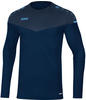 JAKO Sport-Langarmshirt Sweat Champ 2.0 (100% Polyester) marineblau/hellblau Herren