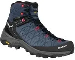 Salewa Wanderschuhe WS Alp Trainer 2 Mid GTX (Alpine, wasserdicht) blau Damen
