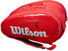 Wilson Racketbag Padel Super Tour Bag (2 HauptfĂ¤cher) rot