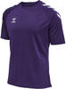 hummel Sport-Tshirt hmlCORE XK Core Poly (Interlock-Stoff) Kurzarm violett/weiss