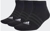 Adidas IC1336, adidas Sportswear Low Sportsocken 3er Pack in schwarz, Größe: 40-42