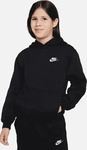 Nike FD3000-010, Nike Club Fleece Hoody Kinder schwarz