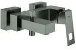 Grohe Eurocube Wannenarmatur 23140AL0 hard graphite geb&uuml;rstet, Wandmontage