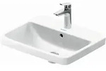 Duravit No. 1 Einbau-Waschtisch 03555500272 54,5x43,5cm, Einbau von oben, mit