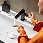 hansgrohe Tecturis E Waschtischarmatur 73020670 Ausladung 155mm, mit
