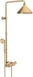hansgrohe 26020950, hansgrohe Axor Showerpipe 26020950 mit Thermostat, Kopfbrause 240