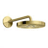hansgrohe Axor One Kopfbrause 48491990 mit Brausearm, 1jet, polished gold optic