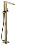 hansgrohe Tecturis E Wannenarmatur 73445140 bodenstehend, brushed bronze