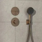 hansgrohe ShowerSelect Comfort S Ventil 15558140 UP, f&uuml;r 3 Verbraucher, brushed