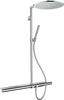 hansgrohe Axor Showerpipe 27984340 mit Thermostat 800, Kopfbrause 350 1jet,...