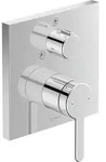 Duravit C.1 Unterputz Brausearmatur C14210011010, chrom, eckig, mit Umstellventil