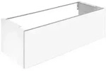 Keuco X-Line Waschtisch-Unterschrank 33181300000 Dekor wei&szlig; matt, Glas wei&szlig; klar,