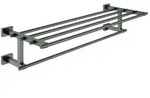Grohe Essentials Cube Badetuchhalter 40512AL1 55,8 cm, Multi, verdeckte...