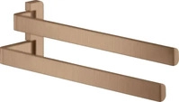 hansgrohe 42821310, hansgrohe Axor Handtuchhalter 42821310 409mm, 2-armig,