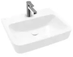Villeroy und Boch O.novo Einbau-/Aufsatz-Waschtisch 4A41MJT2 55x46cm, eckig, mit