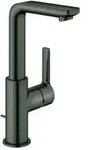 Grohe Lineare Waschtisch-Einhebelmischer 23296AL1 hard graphite geb&uuml;rstet, L-Size,