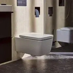 hansgrohe EluPura WC-Sitz 60198450 wei&szlig;, mit Befestigung oben
