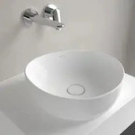 Villeroy und Boch Antao Aufsatzwaschtisch 4A7240RW 40x39,5cm, asymmetrisch, ohne