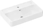 hansgrohe Xanuia Q Waschtisch 61124450 600x370mm, mit Hahnloch/&Uuml;berlauf, SmartClean,