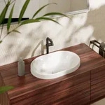 hansgrohe Xuniva Einbauwaschtisch 60157450 550x400mm, ohne Hahnloch, mit &Uuml;berlauf,