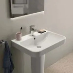 Ideal Standard i.life B Waschtisch T460601 mit Hahnloch, mit &Uuml;berlauf, 65 x 48...