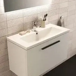 Ideal Standard i.life S M&ouml;bel-Waschtisch T458901 mit Hahnloch und &Uuml;berlauf,...