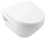 Villeroy und Boch Architectura WC-Set 4687CLR1 35x48cm, oval, Wandmontage,