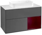 Villeroy und Boch Finion Waschtischunterschrank G661HBGK 100x60,3x50,1cm, Regal