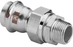 Viega Temponox Verschraubung 812096 22 mm x R 1, Stahl, nicht rostend,...