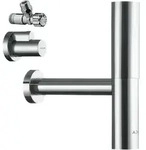 hansgrohe Flowstar Designsiphon-Set 51304000 chrom, G 1 1/4