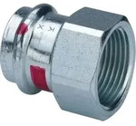 Viega Prestabo &Uuml;bergangsst&uuml;ck 559557 15 mm x Rp 1/2, Stahl unlegiert,...