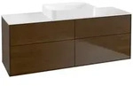 Villeroy und Boch Finion Waschtischunterschrank G73100GN 160x60,3x50,1cm, Glass...