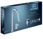 Ideal Standard Gusto K&uuml;chen-2-Loch-Armatur BD424AA chrom, mit hohem...