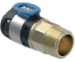 Geberit FlowFit &Uuml;bergang 620303001 DN 25, &Oslash; 32 mm, R 1, mit Au&szlig;engewinde