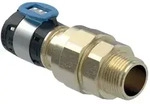 Geberit FlowFit &Uuml;bergangsverschraubung 620581001 DN 15, &Oslash; 20 mm, R 1/2, G...