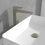 Villeroy und Boch Architectura Square Waschtischarmatur TVW12500200064 erh&ouml;ht, mit