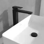 Villeroy und Boch Architectura Square Waschtischarmatur TVW125002000K5 erh&ouml;ht, mit