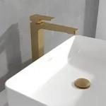 Villeroy und Boch Architectura Square Waschtischarmatur TVW12500200076 erh&ouml;ht, mit