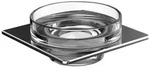 Emco Art Seifenhalter 163000101 chrom, Schale Kristallglas klar