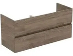 Ideal Standard Eurovit Plus M&ouml;belwaschtisch-Paket R0577Y9 Nussbaum geflammt,