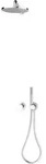 Keuco IXMO Dusch-Set 7 59653010701 rund, Thermostatmischer m. Brauseschlauch u.