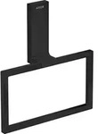 hansgrohe Axor Handtuchring 42623670 eckig, schwenkbar, mattschwarz