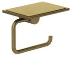 Kludi VELA R Toilettenpapierhalter 58971N1 mit Ablage Brushed Bronze