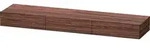 Duravit DuraStyle Schubkastenablage DS827302121 180 x 44 cm, 3 Schubk&auml;sten, nussbaum