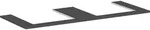 hansgrohe Xelu Q Konsole 54099910 1360 x 550 mm, 2 Ausschnitte 500 x 480 mm,