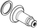 hansgrohe Griffsockel Axor Montreux 3-Loch 98578830 Waschtischarmatur Wand polished